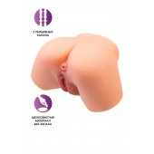 Телесный реалистичный мастурбатор-полуторс с 2 любовными входами - No Name - в Калуге купить с доставкой