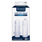 Набор из 2 прозрачных насадок на член Seductive Tickler Sleeves Set - NMC - в Калуге купить с доставкой