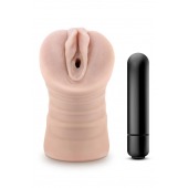 Телесный мастурбатор-вагина Ayumi с вибрацией - Blush Novelties - в Калуге купить с доставкой