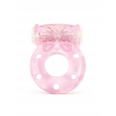 Розовое эрекционное виброкольцо с бабочкой - 1137 - в Калуге купить с доставкой