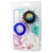 Набор из 3 эрекционных колец разного цвета и рельефа - Boys of Toys - в Калуге купить с доставкой