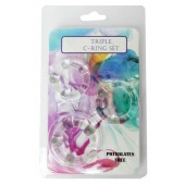 Набор из 3 эрекционных прозрачных колец - Boys of Toys - в Калуге купить с доставкой