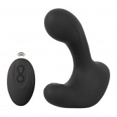 Черная анальная вибропробка с функцией расширения RC Butt Plug with 3 functions - Orion - в Калуге купить с доставкой