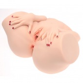 Телесный мастурбатор-полуторс Barbie - Naked Factory - в Калуге купить с доставкой