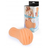 Эластичный мастурбатор в виде вагины телесного цвета - Sexy Girl - в Калуге купить с доставкой