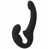 Черный безремневой страпон Share Lite - Fun Factory - купить с доставкой в Калуге