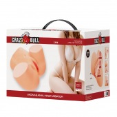 Телесный мастурбатор Liora с 2 любовными тоннелями - Baile - в Калуге купить с доставкой