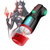 Интерактивный мастурбатор Raven с вакуумом, вибрацией и подсветкой - Shots Media BV - в Калуге купить с доставкой