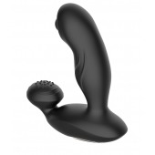 Черный вибромассажер простаты с вращающимся шариком - Secwell - в Калуге купить с доставкой