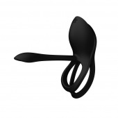 Черное эрекционное виброкольцо Bayek с пультом ДУ - Zalo - в Калуге купить с доставкой