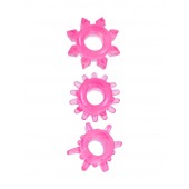 Комплект из трех розовых эрекционных колец - Erowoman-Eroman - в Калуге купить с доставкой