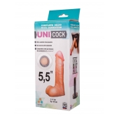 Фаллическая насадка Харнесс UNICOCK 5,5  - 17 см. - LOVETOY (А-Полимер) - купить с доставкой в Калуге