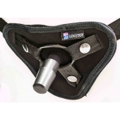 Страпон с 2 насадками и вибрацией UniStrap - 20 и 18 см. - LOVETOY (А-Полимер) - купить с доставкой в Калуге