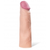 Реалистичная насадка с ярко выраженной головкой - 16,5 см. - A-toys - в Калуге купить с доставкой