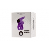 Эрекционное кольцо с подхватом мошонки и стимуляцией клитора Bullet Lastic Ring - Adrien Lastic - в Калуге купить с доставкой