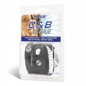 Утяжка для мошонки и пениса Cock Ring With 1  Ball Stretcher And Optional Weight Ring - BlueLine - купить с доставкой в Калуге
