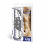 Утяжка на пенис и мошонку Cock Ring With 1.5  Ball Stretcher And Optional Weight Ring - BlueLine - купить с доставкой в Калуге