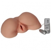 Телесная вибровагина из киберкожи с выносным пультом - LOVETOY (А-Полимер) - в Калуге купить с доставкой