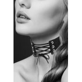 Оригинальный ошейник-чокер со шнуровкой - Bijoux Pour Toi - купить с доставкой в Калуге