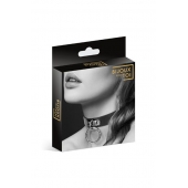 Узенький ошейник из полиуретана с кольцом - Bijoux Pour Toi - купить с доставкой в Калуге