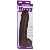 Большая насадка для трусиков Vac-U-Lock Realistic Hung - 31,7 см. - Doc Johnson - купить с доставкой в Калуге