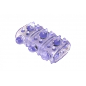 Фиолетовая насадка на пенис Rings Armour - Lola Games - в Калуге купить с доставкой