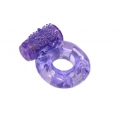 Фиолетовое эрекционное кольцо с вибрацией Rings Axle-pin - Lola Games - в Калуге купить с доставкой