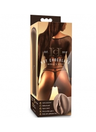 Коричневый мастубратор-вагина Nicole s Kitty - Blush Novelties - в Калуге купить с доставкой