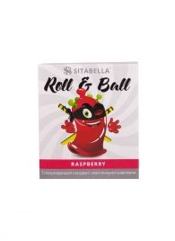 Стимулирующий презерватив-насадка Roll   Ball Raspberry - Sitabella - купить с доставкой в Калуге