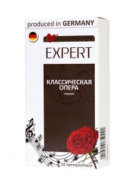 Гладкие презервативы Expert  Классическая опера  - 12 шт. - Expert - купить с доставкой в Калуге