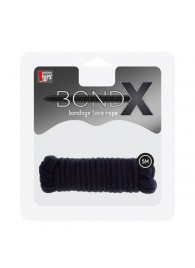 Чёрная веревка для связывания BONDX LOVE ROPE - 5 м. - Dream Toys - купить с доставкой в Калуге