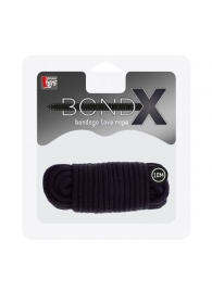 Черная веревка для связывания BONDX LOVE ROPE - 10 м. - Dream Toys - купить с доставкой в Калуге