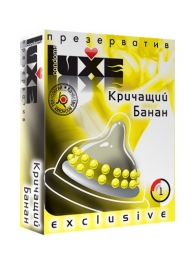 Презерватив LUXE  Exclusive  Кричащий банан  - 1 шт. - Luxe - купить с доставкой в Калуге