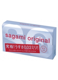 Ультратонкие презервативы Sagami Original - 6 шт. - Sagami - купить с доставкой в Калуге