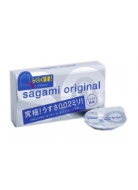 Ультратонкие презервативы Sagami Original QUICK - 6 шт. - Sagami - купить с доставкой в Калуге