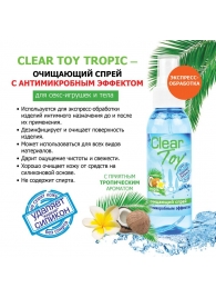 Очищающий спрей для игрушек CLEAR TOY Tropic - 100 мл. - Биоритм - купить с доставкой в Калуге