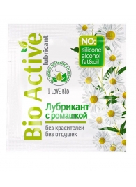 Пробник лубриканта на водной основе Bio Active - 3 гр. - Биоритм - купить с доставкой в Калуге