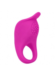 Ярко-розовое эрекционное виброкольцо Silicone Rechargeable Teasing Enhancer - California Exotic Novelties - в Калуге купить с доставкой