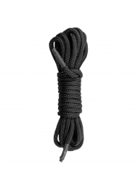 Черная веревка для бондажа Easytoys Bondage Rope - 5 м. - Easy toys - купить с доставкой в Калуге