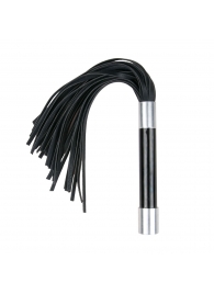 Черная плеть Easytoys Flogger With Metal Grip - 38 см. - Easy toys - купить с доставкой в Калуге