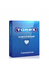 Гладкие презервативы Torex  Классические  - 3 шт. - Torex - купить с доставкой в Калуге