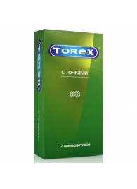 Текстурированные презервативы Torex  С точками  - 12 шт. - Torex - купить с доставкой в Калуге