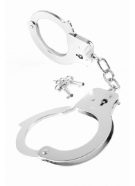 Металлические серебристые наручники Designer Metal Handcuffs - Pipedream - купить с доставкой в Калуге