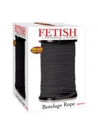 Черная веревка для связывания Bondage Rope - 60,9 м. - Pipedream - купить с доставкой в Калуге