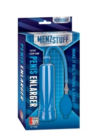 Синяя вакуумная помпа MENZSTUFF PENIS ENLARGER - Dream Toys - в Калуге купить с доставкой