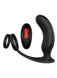 Черный массажер простаты REMOTE P-PLEASER - Dream Toys - в Калуге купить с доставкой