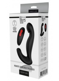 Черный вибромассажер простаты SWIRLING P-PLEASER - Dream Toys - в Калуге купить с доставкой