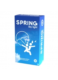 Ультратонкие презервативы SPRING SKY LIGHT - 12 шт. - SPRING - купить с доставкой в Калуге