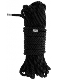 Черная веревка для бондажа BONDAGE ROPE - 10 м. - Dream Toys - купить с доставкой в Калуге