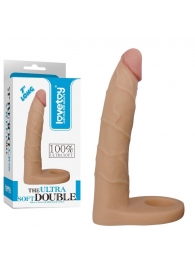 Телесная насадка-фаллоимитатор для двойного проникновения - 17 см. - Lovetoy - купить с доставкой в Калуге